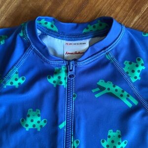 Hanna Andersson baby one piece swimwear, 12-18 months